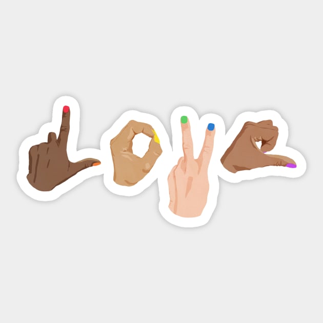 Pride Love Sticker by Giselle Dekel